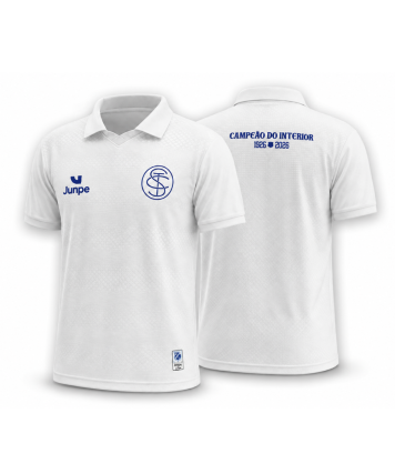 CAMISA COMEMORATIVA TAUBATÉ BRANCA - 100 ANOS CAMPEÃO DO INTERIOR